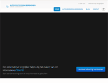 Tablet Screenshot of berekenautoverzekeringen.com